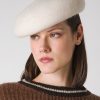 Accessoires LES COPAINS | Beret En Laine Biancolatte